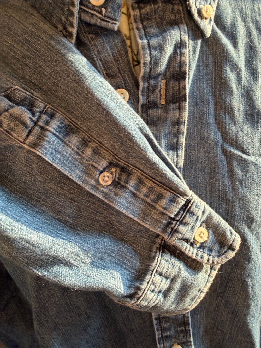 Ralph Lauren Denim Button-Down Shirt - Blue - Picture 5 of 5